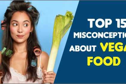 A girl who want to describe about Top 15 Misconceptions About Vegan Food