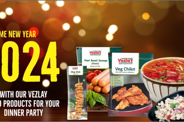 Welcome New Year 2024 With Our Vezlay Food Products For Your Dinner Party